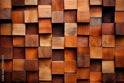 Natural Wooden Texture. Rustic Wood Block Background for Wall Paneling and Design Projects © sorin