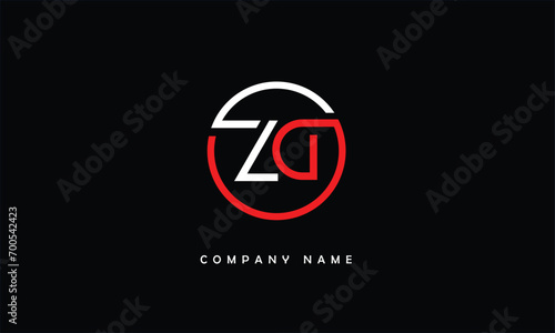 Free Download ZD, DZ, Z, D Abstract Letters Logo Monogram - GFXLoad