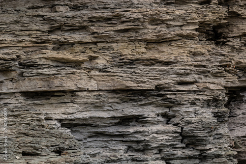 Most of the rocks exposed at the surface of Earth are sedimentary rock. Sedimentary rocks are formed particle by particle and bed by bed, and the layers are piled one on top of the other photo