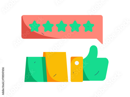 Virtual characters social communication concept business flat vector hand drawn illustration
