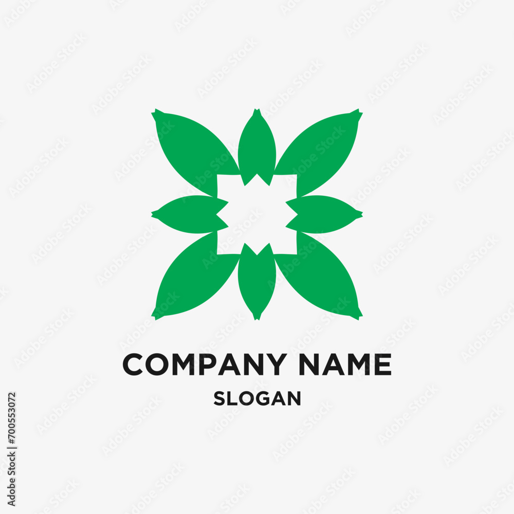 Abstract leaf vectore nature logo Abstract leaf vectore nature logo
