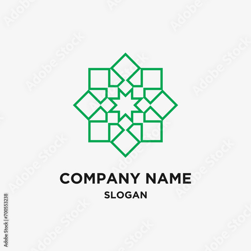 Abstract leaf vectore nature logo