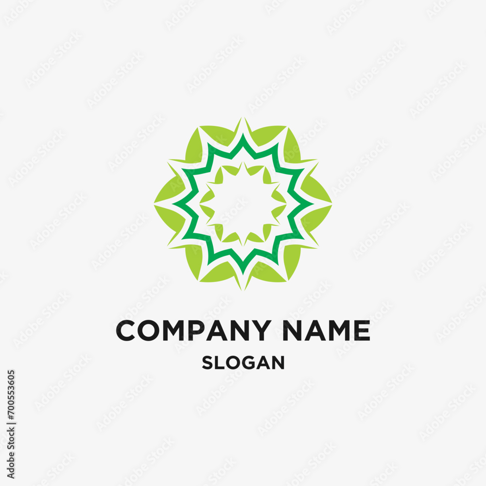 Logo company name vector