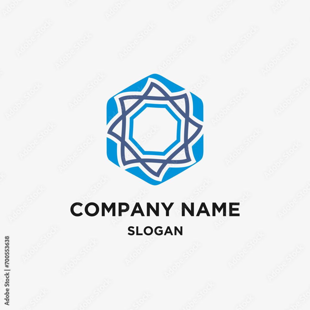 Vector company name logo design Vector company name logo design
