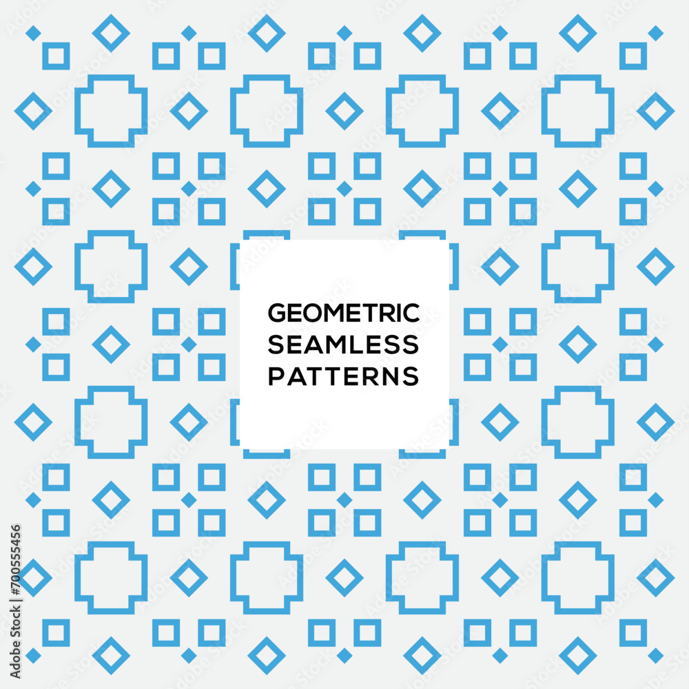 Decoration geometric seamless pattern