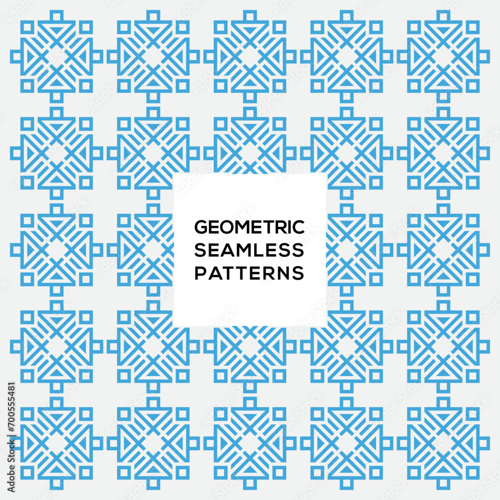 Decoration geometric seamless pattern Decoration geometric seamless pattern