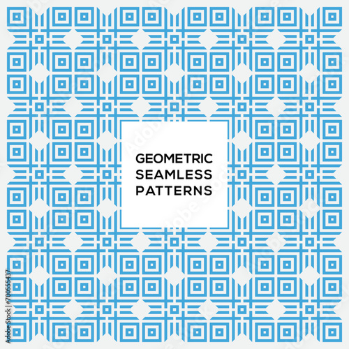 Decoration geometric seamless pattern