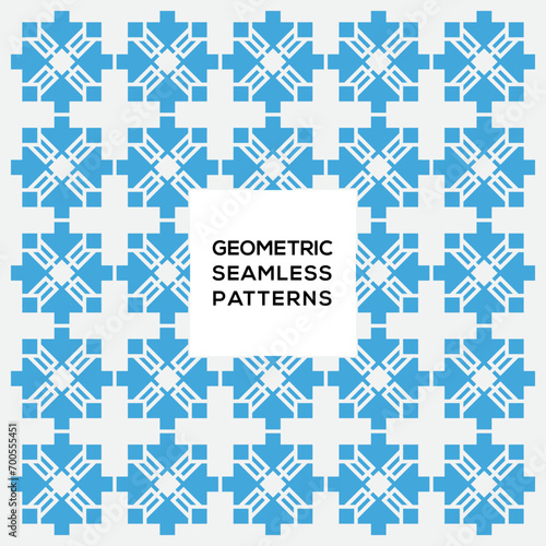 Decoration geometric seamless pattern