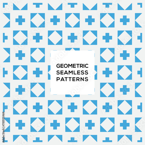 Decoration geometric seamless pattern