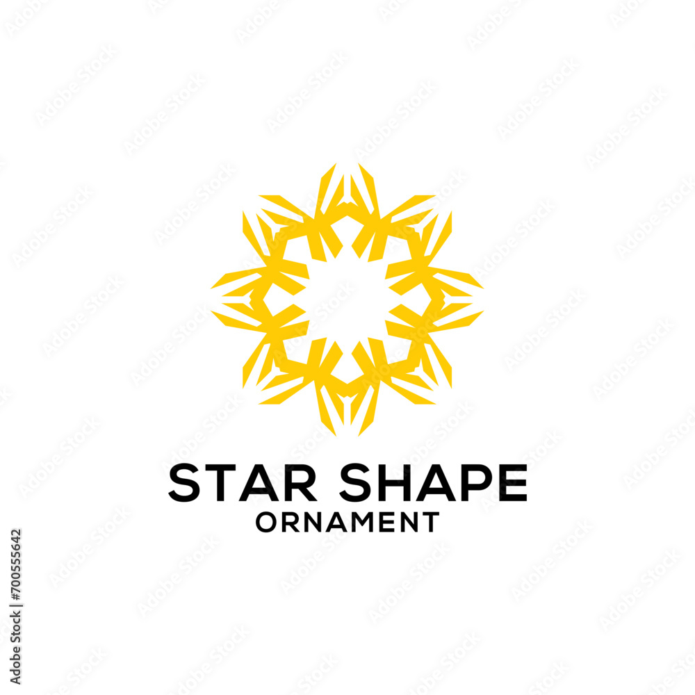 Obraz premium Logo vector business Star shape