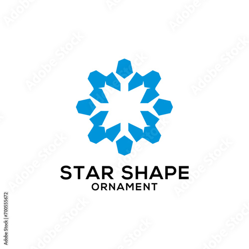 Logo vector business Star shape