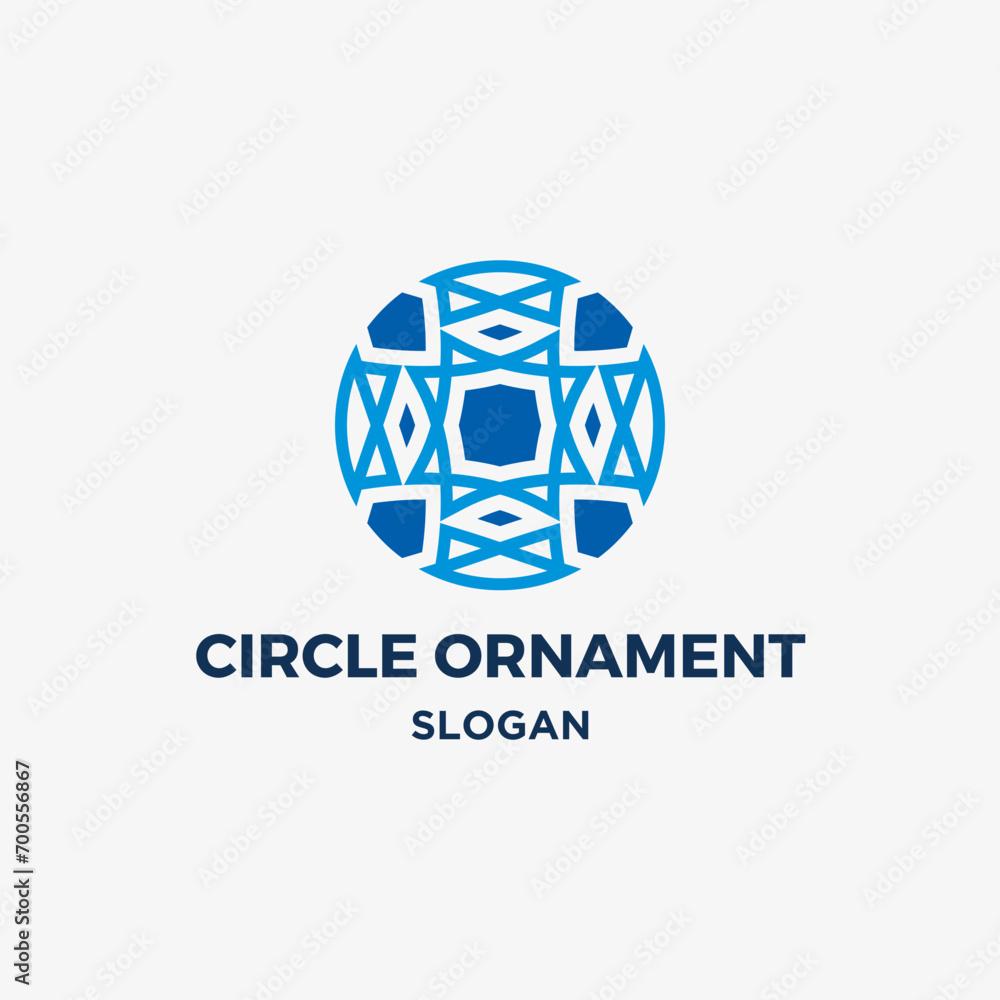 Circle ornament logo vector design Circle ornament logo vector design