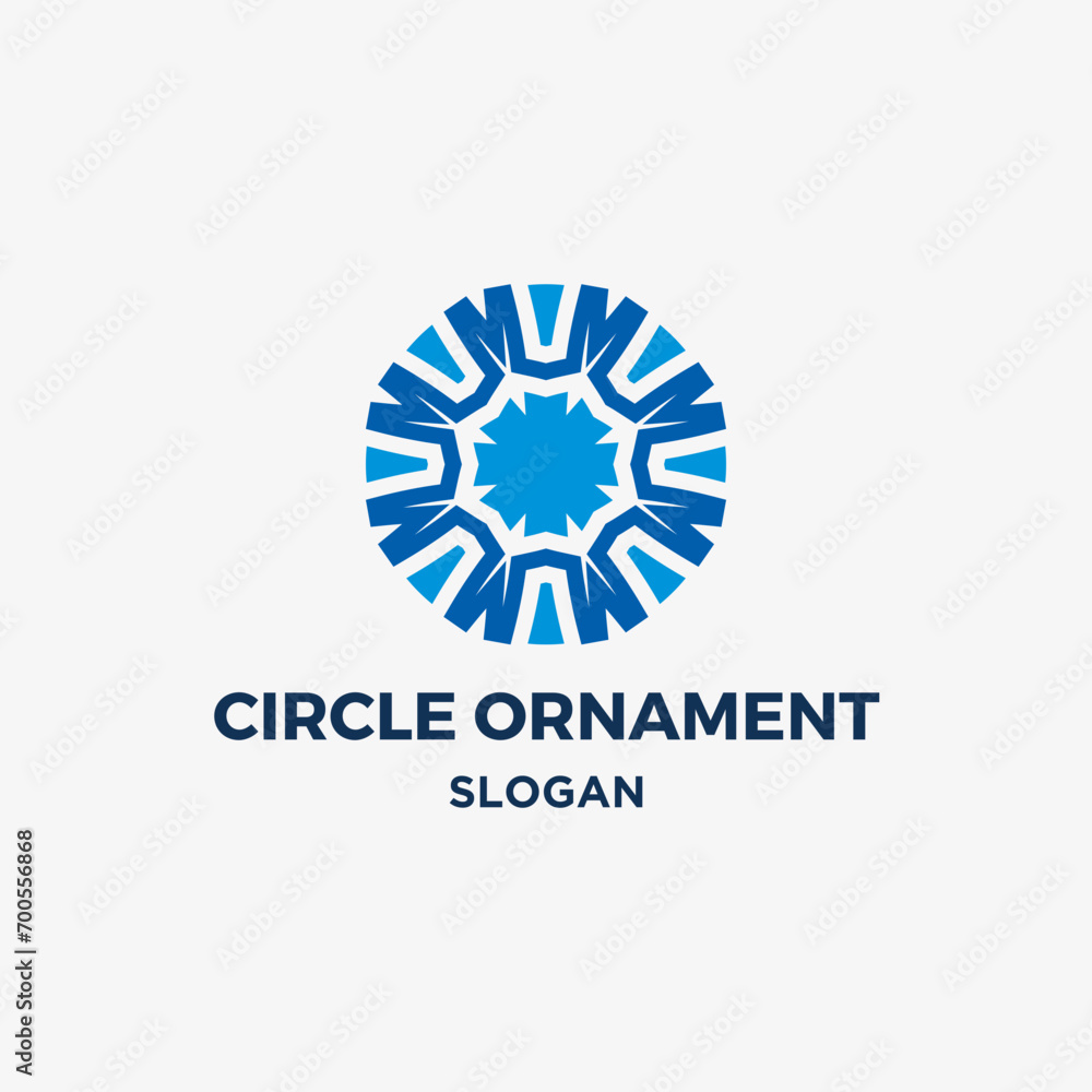 Circle ornament logo vector design Circle ornament logo vector design