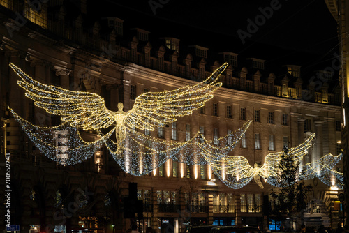 Iluminación navideña en las calles de Londres