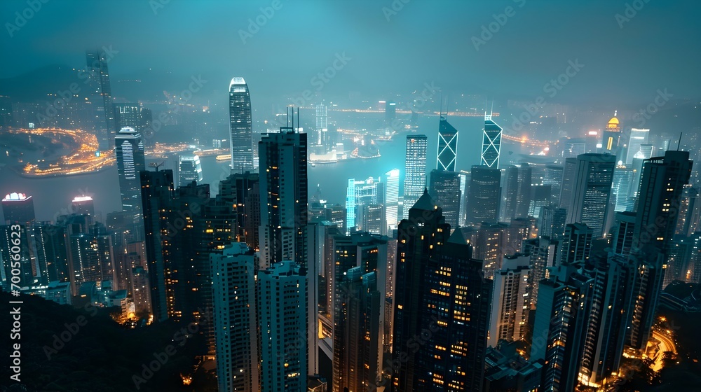 Fototapeta premium Smart city