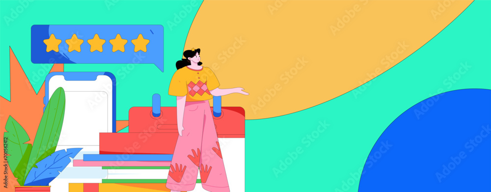 Virtual characters social communication concept business flat vector hand drawn illustration
Virtual characters social communication concept business flat vector hand drawn illustration