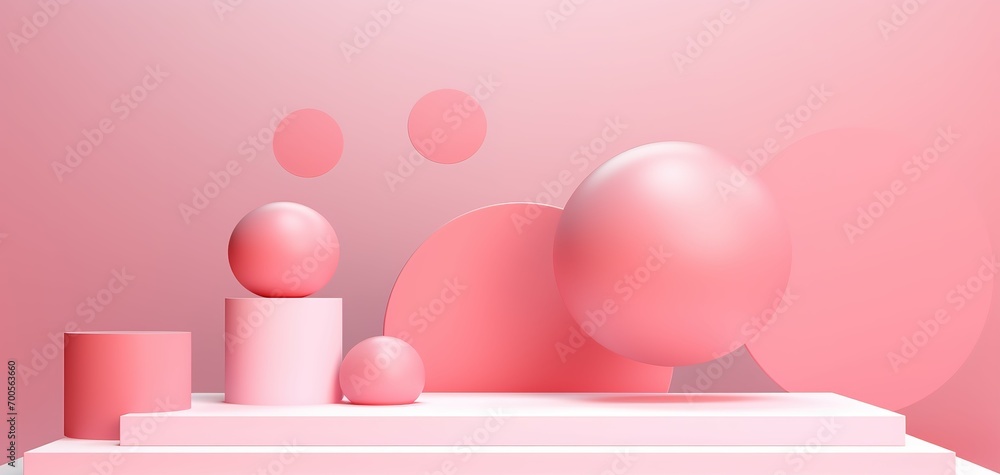 Empty Podium With Heart Love pastel background. Minimal romantic backdrop with stand for branding and presentation on Valentine's Day. Empty Podium With Heart Love pastel background. Minimal romantic backdrop with stand for branding and presentation on Valentine's Day.