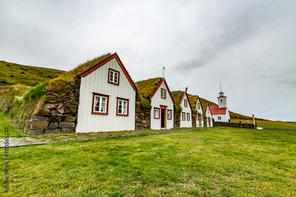 Pastoral travel photography from Iceland, scenery sky, dramatic views from this magical tourist destination