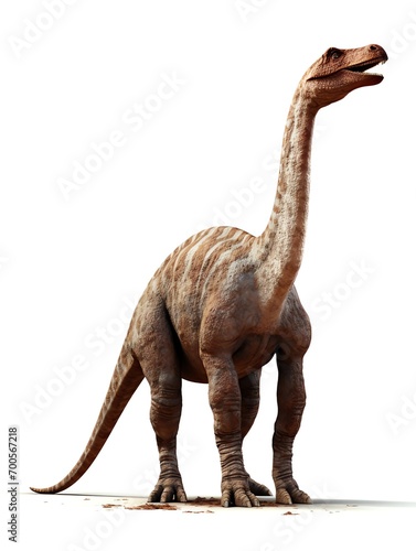 a dinosaur with long neck and long tail © Pavel