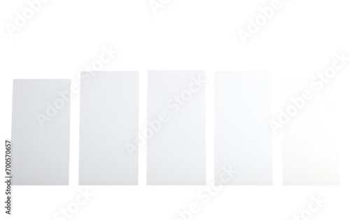 The Artistic Collection of Blank Canvases on White or PNG Transparent Background