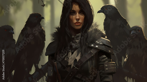 concept art of the crow whisperer