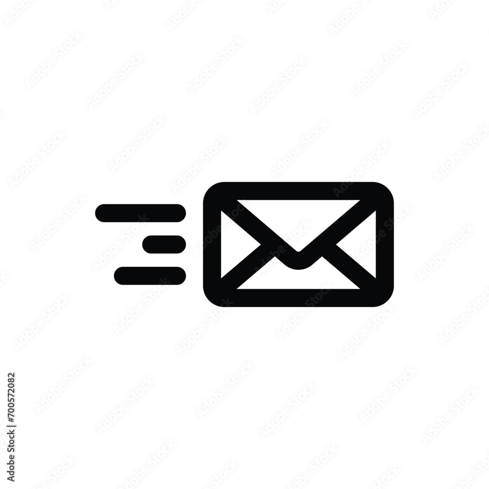 Sending Mail icon in trendy outline style isolated on white background. Sending Mail silhouette symbol for your website design, logo, app, UI. Vector illustration, EPS10. Sending Mail icon in trendy outline style isolated on white background. Sending Mail silhouette symbol for your website design, logo, app, UI. Vector illustration, EPS10.