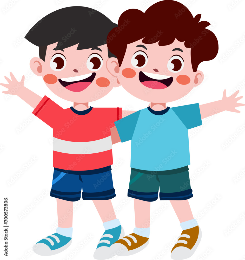 Happy cute children back to school Happy cute children back to school