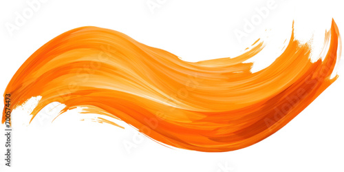 Abstract Orange Unic Wave Design