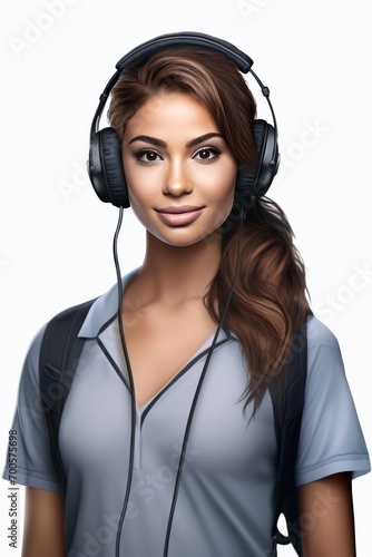 Young, confident and smiling customer support operator working in office