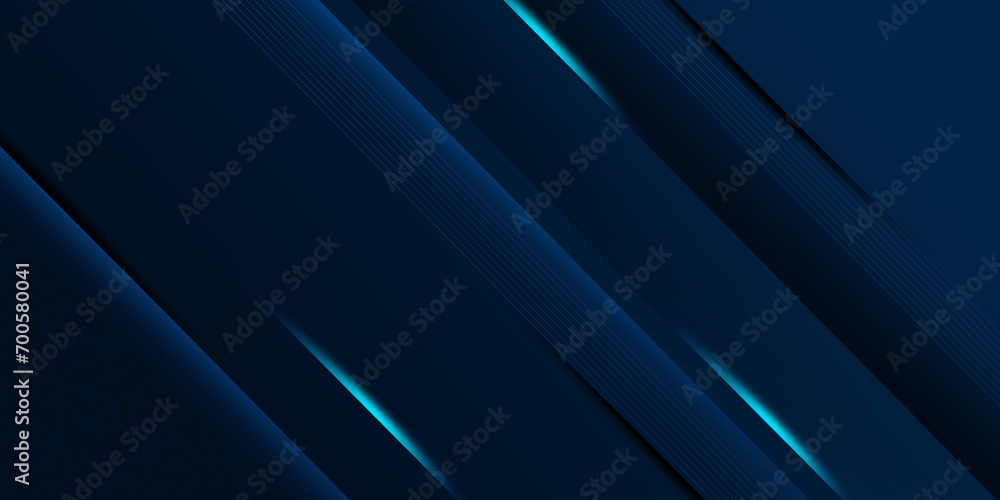 Digital graphic design with light line, geometric shape, stripe line pattern and texture on gradient blue color Digital graphic design with light line, geometric shape, stripe line pattern and texture on gradient blue color