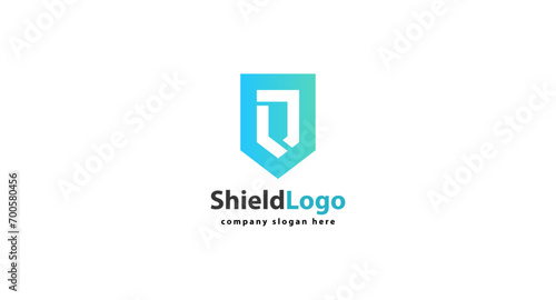 Shield icon template isolated. shield logo design, color editable vector illustration.