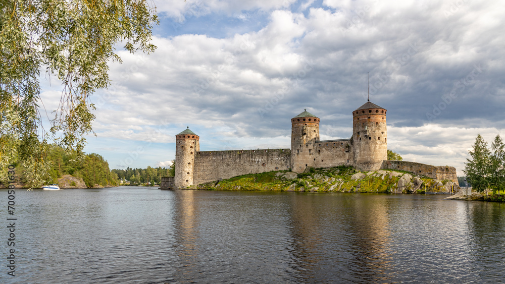 Burg Olavinlinna in Savonlinna, Finnland