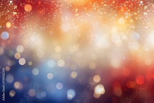 Festive backdrop with blurred bokeh effects for Christmas and New Year