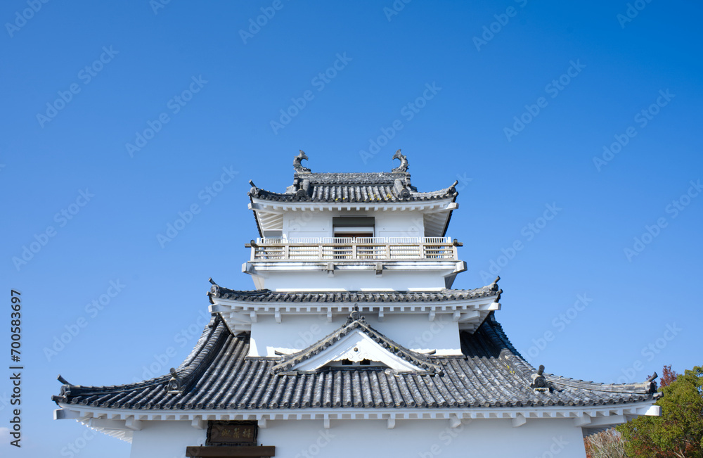castle tower of Kitsuki castle in Kitsuki City, Oita Prefecture castle tower of Kitsuki castle in Kitsuki City, Oita Prefecture