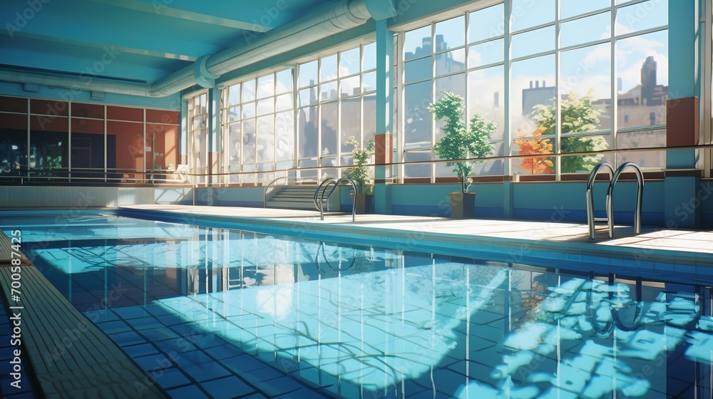 Beautiful and clean luxury swiming pool