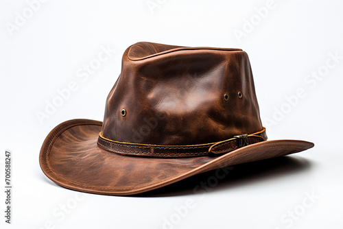 "Hyper-Realistic Isolated Cowboy Hat"