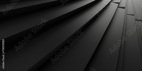 Elemente in schwarzen Farben als Hintergrundmotiv für Webdesign im Querformat für Banner, ai generativ
