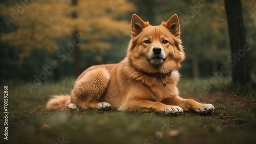 Finnish Spitz Dog,portrait of a dog ,Close-up portrait photography of Dog,Portrait of a little pet,cute brown dog at home,Portrait of a pet.