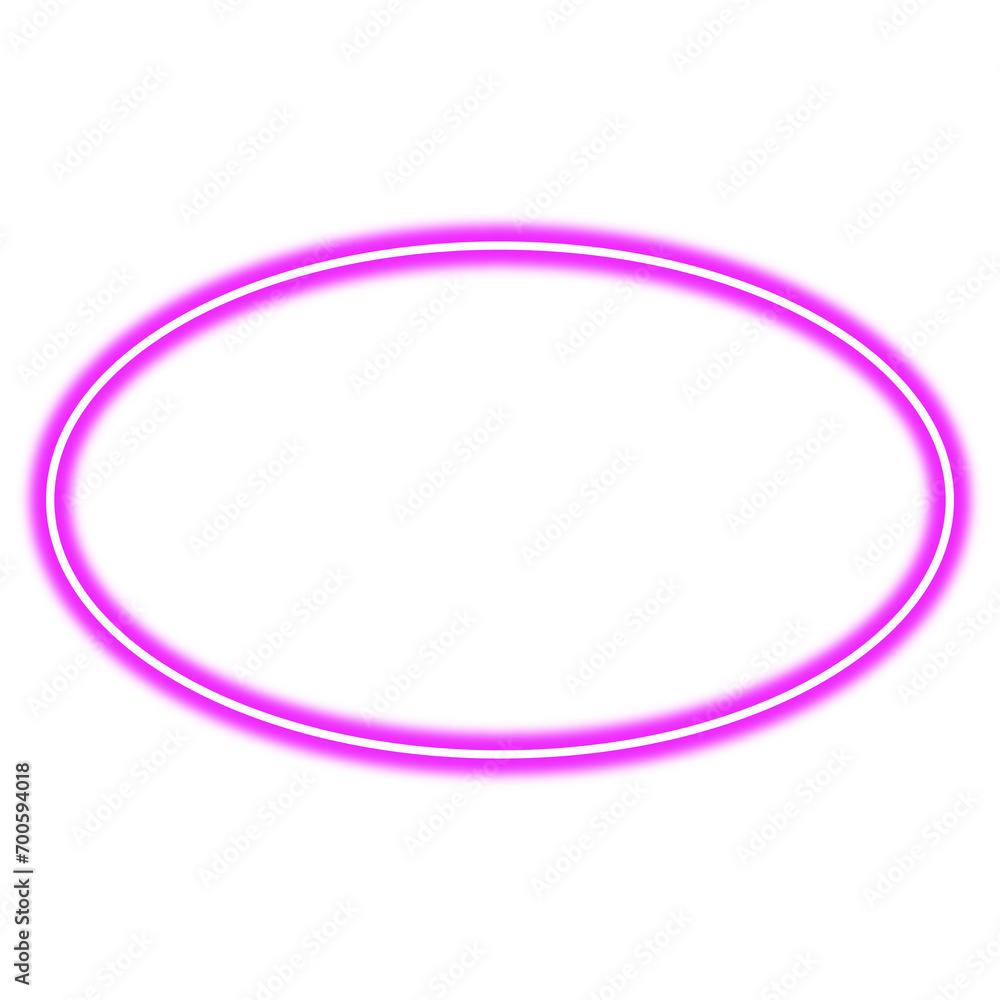 Neon pink ellipse frame png Neon pink ellipse frame png