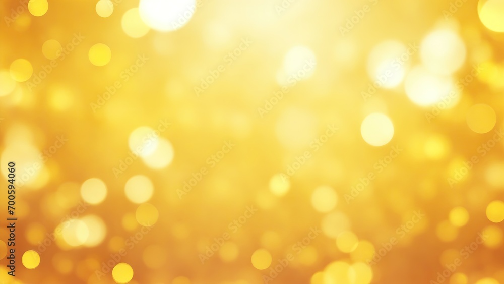 Obraz premium Yellow and Gold Abstract bokeh background