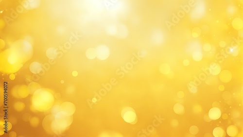 Yellow and Gold Abstract bokeh background photo