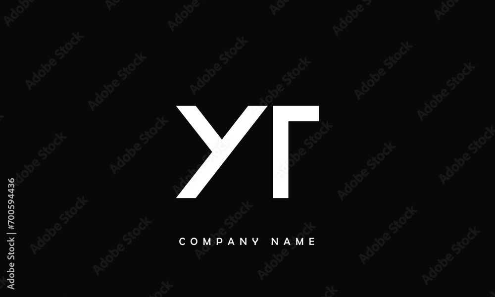 YT, TY, Y, T Abstract Letters Logo Monogram YT, TY, Y, T Abstract Letters Logo Monogram