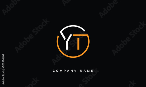 YT, TY, Y, T Abstract Letters Logo Monogram