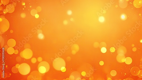 Orange and Gold Abstract bokeh background