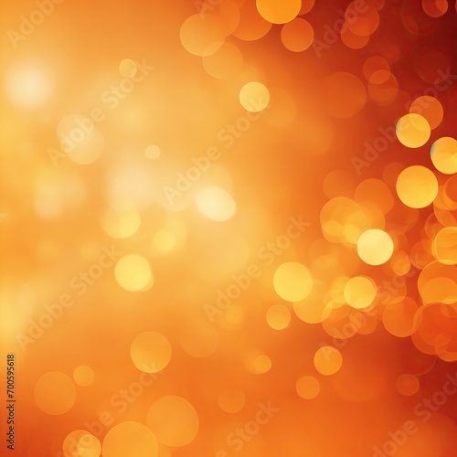 Orange and Gold Abstract bokeh background
