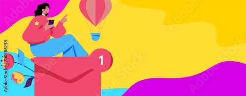 3.12 International Women's Day professional women flat character vector concept operation hand drawn illustration
