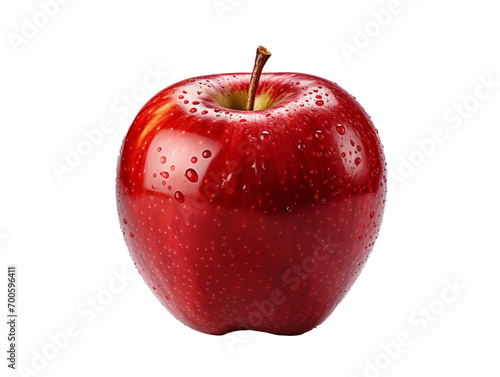 simple clip art of Apple Fruit on white background