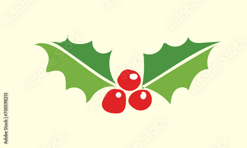 Creating a Christmas icon featuring holly berries involves combining the distinctive elements of holly leaves and red berries in a simple, recognizable design