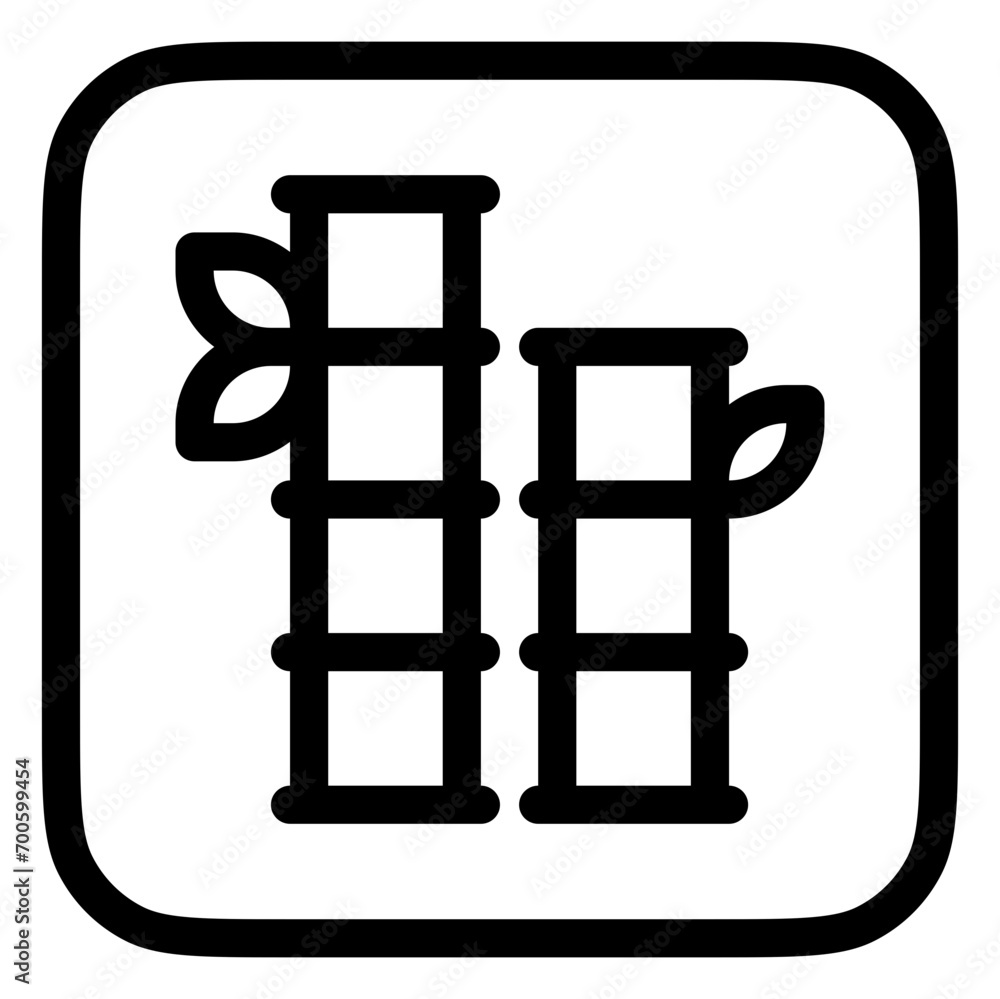 Editable bamboo vector icon. Wellness, spa, relaxation. Part of a big icon set family. Perfect for web and app interfaces, presentations, infographics, etc Editable bamboo vector icon. Wellness, spa, relaxation. Part of a big icon set family. Perfect for web and app interfaces, presentations, infographics, etc