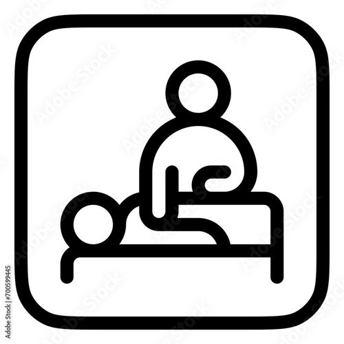 Editable massage vector icon. Wellness, spa, relaxation. Part of a big icon set family. Perfect for web and app interfaces, presentations, infographics, etc
